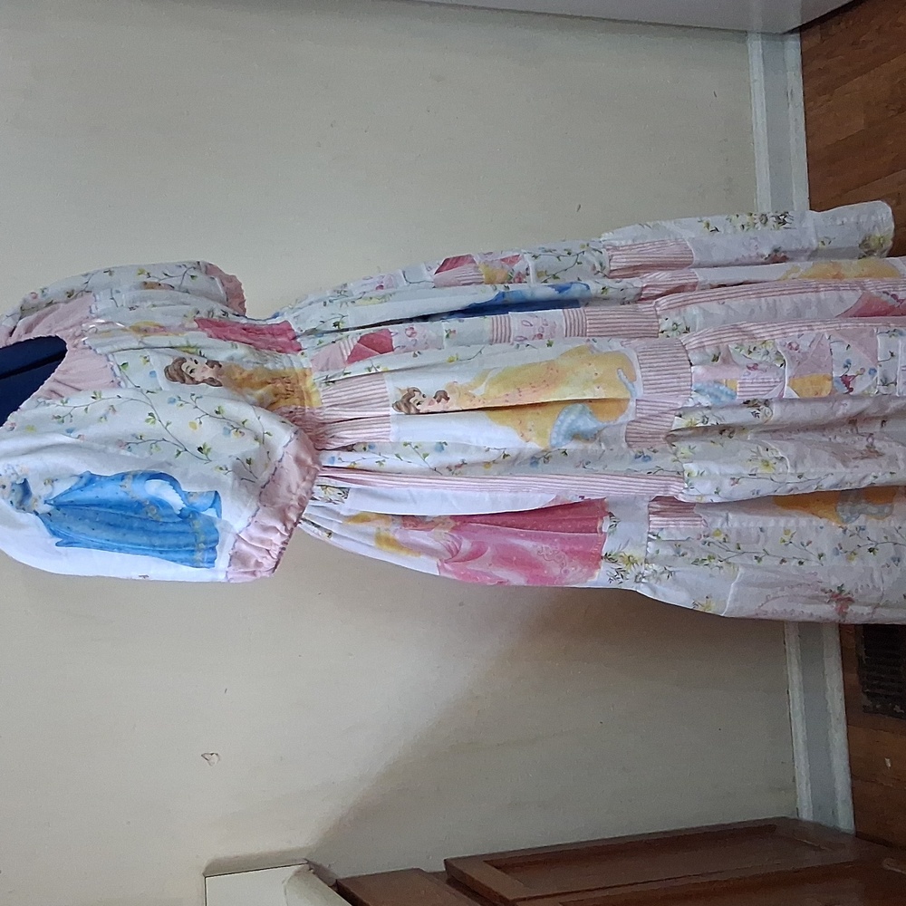 Disney Princess Colorful Patchwork Dress - Picture 3 of 11